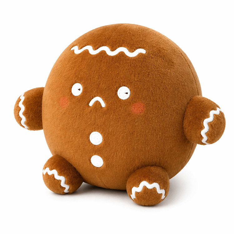 Chubby Christmas Gingerbread Λούτρινο παιχνίδι