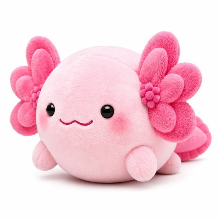 Λούτρινο παιχνίδι Axolotl σε γεωμετρικό στυλ