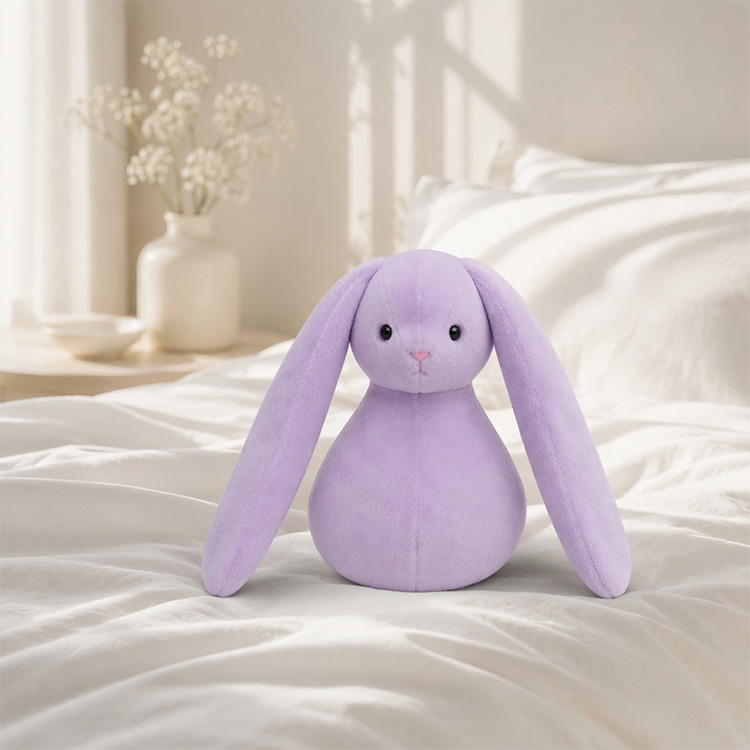 Μωβ Lop Ear Bunny βελούδινο